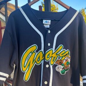 Vintage Disney World Goofy 90s Baseball Jersey